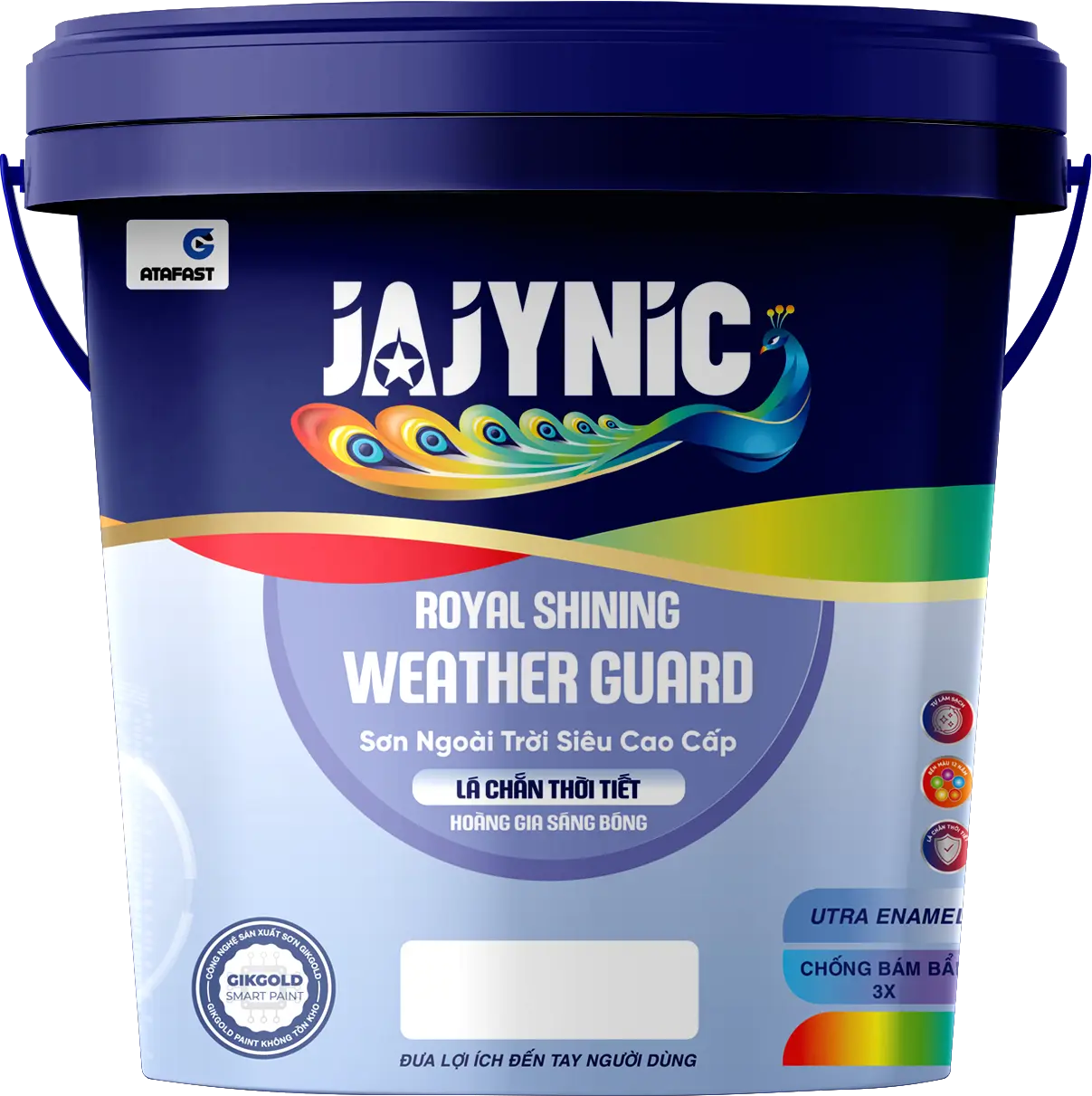JAJYNIC Royal Shining Weather Guard Sơn ngoài trời siêu cao cấp Lá chắn thời tiết hoàng gia sáng bóng