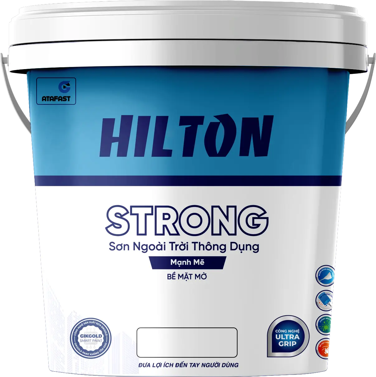 HILTON Strong Sơn ngoài trời thông dụng Mạnh mẽ Bề Mặt Mờ