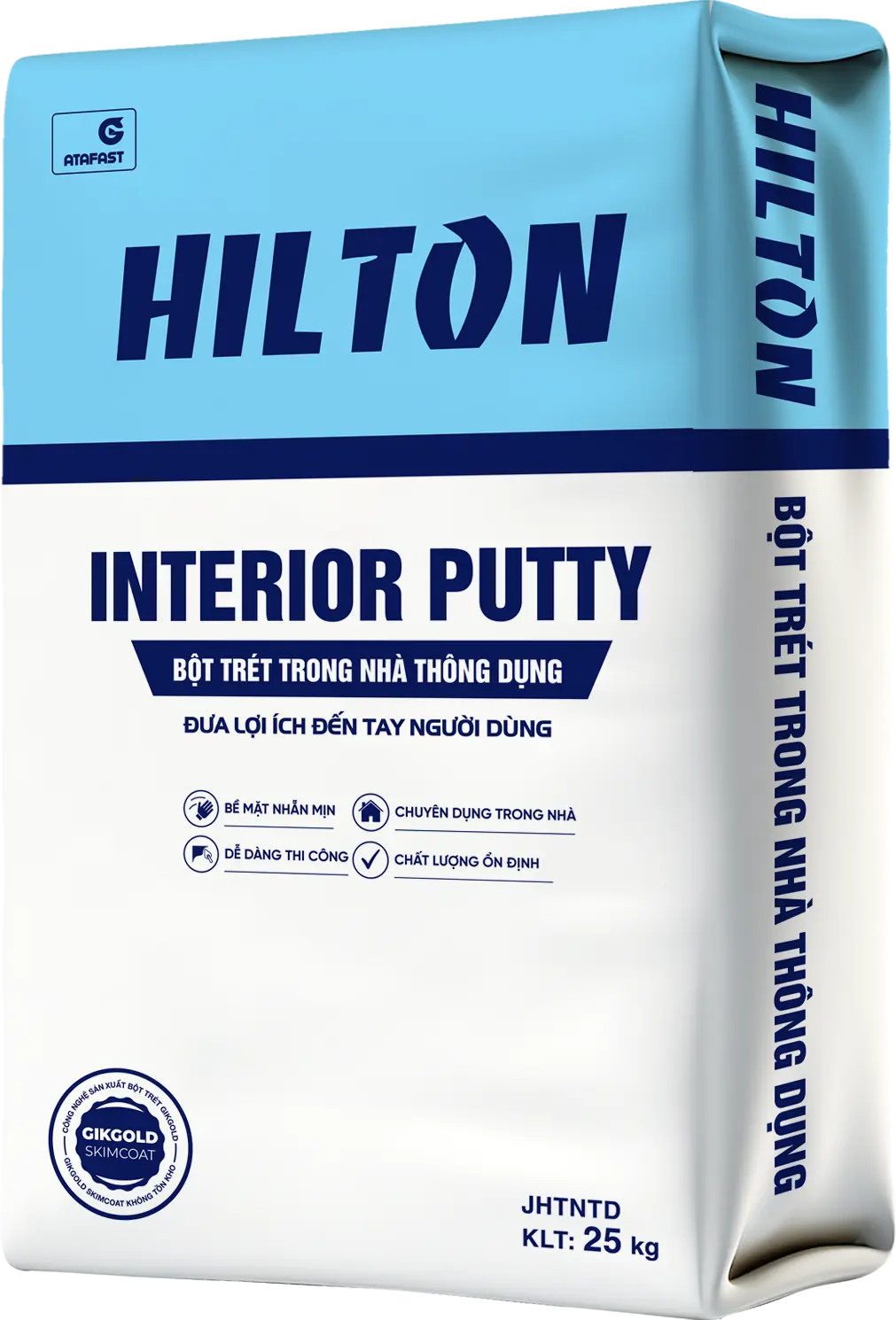 HILTON Interior Putty Bột trét Trong nhà thông dụng