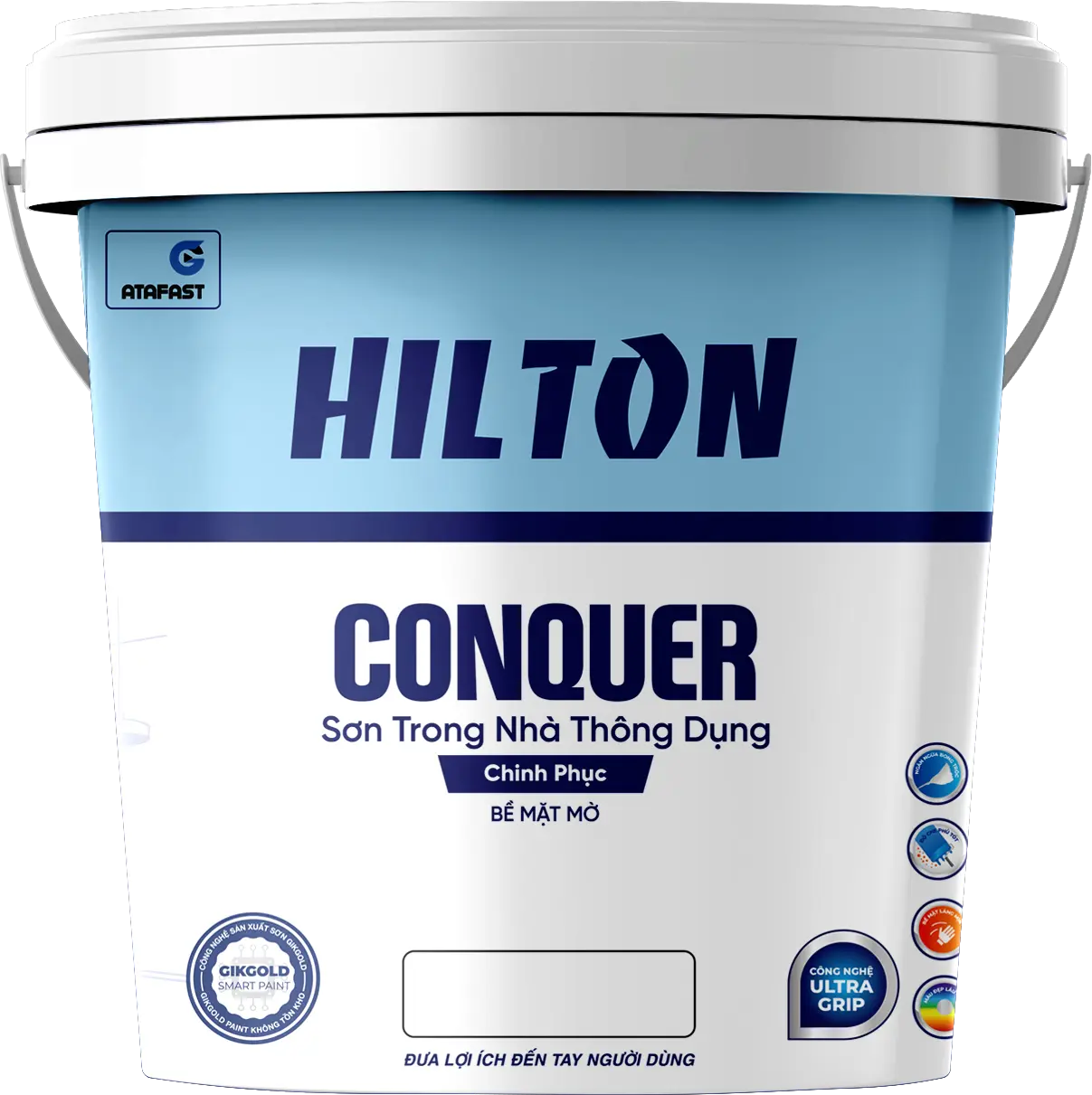 HILTON Conquer Sơn trong nhà thông dụng Chinh phục Bề Mặt Mờ