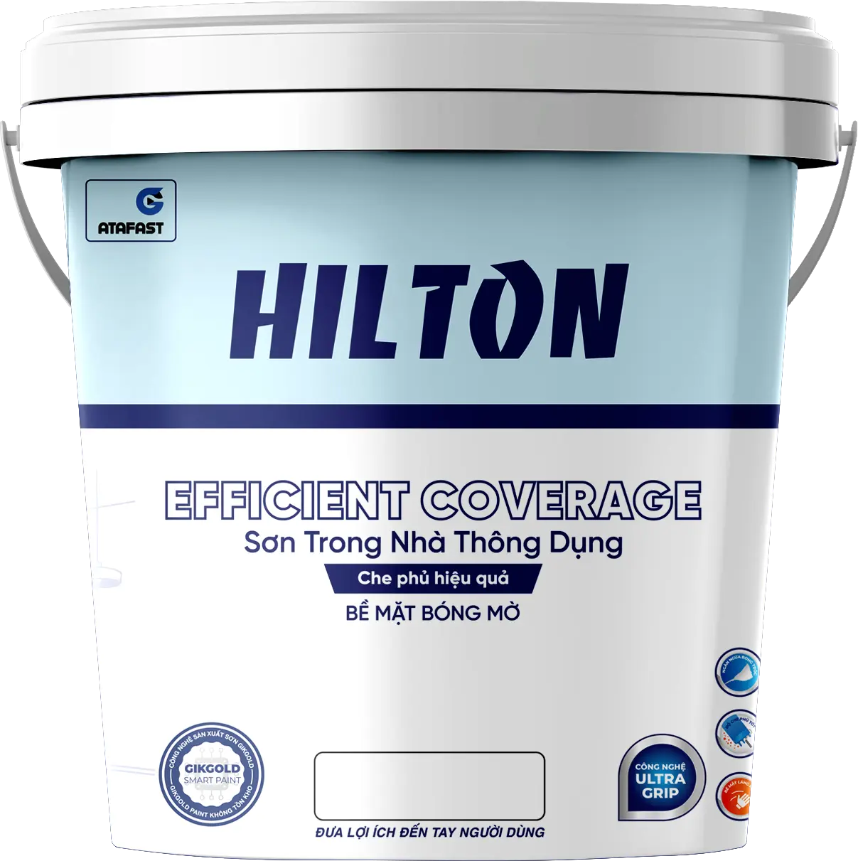 HILTON Efficient Coverage Sơn trong nhà thông dụng Che phủ hiệu quả Bề Mặt Bóng Mờ