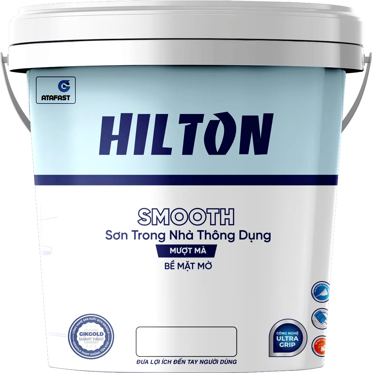 HILTON Smooth Sơn trong nhà thông dụng Mượt mà Bề Mặt Mờ