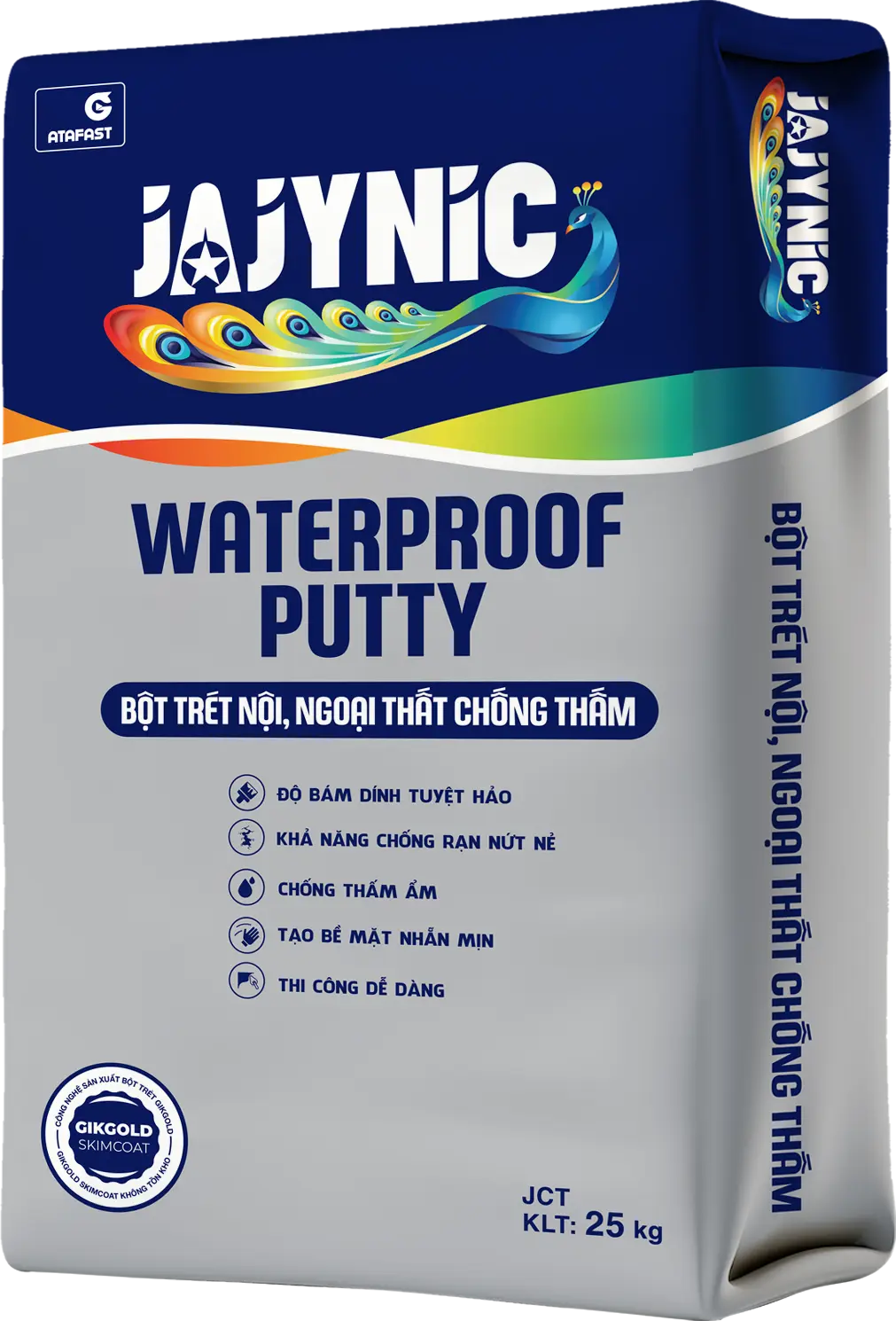 JAJYNIC Waterproof Putty Bột trét nội, ngoại thất chống thấm